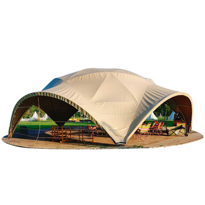 Carpa de Lona Redonda para Exteriores Junxin, Carpa Impermeable de Gran Espacio para Exposiciones, Restaurante al Aire Libre, Camping - Product Image 1