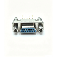 Mini connecteur d'aviation rectangulaire J30J-15TJN, connecteur mâle à souder 15 broches pour équipement électronique aérospatial et industriel