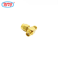 Prix usine SMA prise mâle té Double SMA femelle Jack adaptateur T Type 3 voies RF connecteur coaxial séparateur