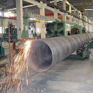 Tuyau de structure en acier au carbone à paroi épaisse soudé en spirale SSAW, norme ASTM A252, avec service de découpe pour pieux - Product Image 1