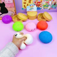 Mainan Bun Squishy Grosir Stok Siap Pakai Mainan Penghilang Stres Lembut Slow Rising Kawaii Bun MOQ 12 Pcs Pengiriman Cepat