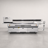 Printer UV Flatbed Format Besar 250x130cm dengan Printhead Ricoh G6 untuk Pencetakan Keramik, Kaca, Seni Dinding, Plafon, Kayu, dan Pintu