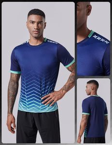 เสื้อยืดคอกลมผู้ชายแบบแห้งเร็วเสื้อยืดแขนสั้นสำหรับออกกำลังกายวิ่งออกกำลังกายในยิม - Product Image 5