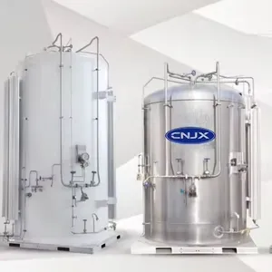 Portable Stainless Steel Pressure Vessel Cryogenic Micro Bulk Tank For Gas Filling