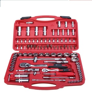 155-Piece Auto Repair <b>Tool</b> Kit Vehicle <b>Tools</b> Including Socket Ratchet Wrench Set for Car - Product Image 1