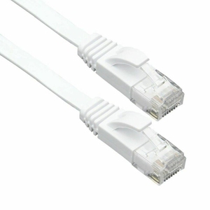 สายอีเธอร์เน็ตแบบแบน Cat6 ม้วน, สายเคเบิลเครือข่าย RJ45 ทองแดงแท้ 30AWG/32AWG, สีตามสั่ง, มีจำหน่ายขนาด 1 เมตร 2 เมตร สำหรับขายส่ง - Product Image 4
