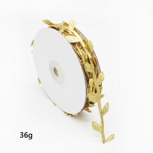 YOPIN-3763批发圣诞树装饰绳金银柳叶丝带 - Product Image 6