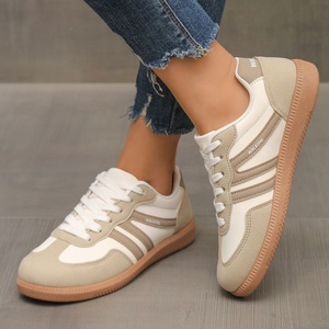 Zapatos Deportivos Casuales Planos para Mujer, Talla Grande, Estilo Europeo y Americano, Punta Redonda, Antideslizantes, Resistentes al Desgaste, Suela Suave - Product Image 3