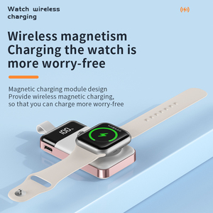 แท่นชาร์จไร้สายแม่เหล็กแบบพกพาแท้ รุ่นบางเฉียบ พร้อมแบตเตอรี่ลิเธียมโพลิเมอร์ สำหรับชาร์จเร็วสำหรับนาฬิกา - Product Image 6