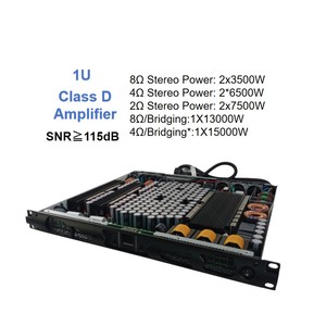 3500W High <strong>Power</strong> <strong>Amplifier</strong> SNR&ge;115dB Class D 1U Rackmount Outdoor Stereo Sound Sistema Potencia 90% Efficiency - Product Image 2