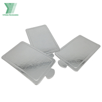 Vente en gros en STOCK plateau en papier à gâteau argenté planche à gâteau dorée personnalisée mousse de qualité alimentaire plateau en carton rond planche à gâteau à base de pizza