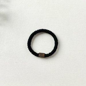 Twisted Circle Braided Hair <b>Tie</b> Nylon Weaving Off White Black <b>Brown</b> Casual Headdress - Product Image 3
