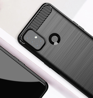 Coque dhl en TPU pour Oneplus Nord N10 5G, étui de téléphone à motifs en Fiber de carbone, Anti-empreintes digitales, compatible avec le téléphone Oneplus Nord N10