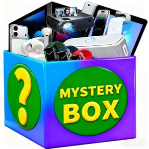 Électronique 3C Boîte mystère surprise Cadeau de Noël Forme carrée Android IOS OLED Plastique avec réveil, boussole et thermomètre - Product Image 6