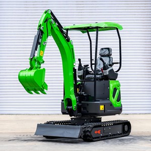 <span class=keywords><strong>Mini</strong></span>-excavatrice sur chenilles de 1,8 tonne avec tarière et <span class=keywords><strong>pelle</strong></span> à grappin pour travaux de terrassement en ferme, verger et jardin - Product Image 6