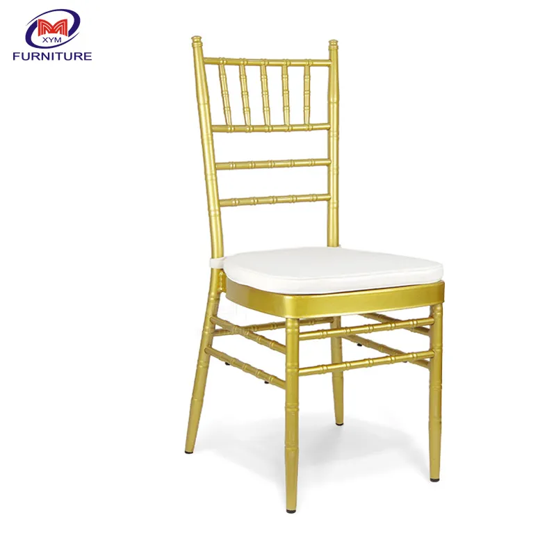 Toptan beyaz gümüş altın temizle ziyafet sandalyeler plastik temizle reçine beyaz ve altın sandalyeler
