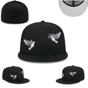 หมวกเบสบอลทรง 6 แผงแบบ Snapback รุ่นใหม่ทันสมัย ลายพิมพ์สไตล์ Dobby ปักโลโก้ทีม ฮิปฮอป สำหรับผู้ชายและผู้หญิง - Product Image 4