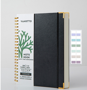 A4 Bìa Cứng Xoắn Ốc Máy Tính Xách Tay Với Da Bìa Phong Cách Kích Thước Lớn Máy Tính Xách Tay - Product Image 2