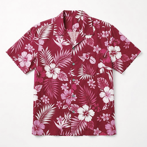 Chemises Hawaïennes Légères pour Hommes – Respirantes, Imprimé Tropical, Manches Courtes, Boutonnées – Tenue Décontractée pour la Plage et les Vacances – Vente en Gros - Product Image 3