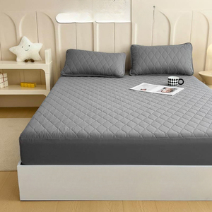 <span class=keywords><strong>Drap</strong></span>-<span class=keywords><strong>housse</strong></span> matelassé imperméable, protège-matelas antidérapant en polyester, protège-lit anti-urine pour chambre, hôtel, usage domestique - Product Image 3