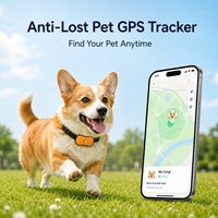 Localizador GPS para Mascotas en Tiempo Real, Resistente al Agua IP67, Diseño Portátil, Compatible con PC, Advertencia de Límite de Geocerca, Batería de Larga Duración