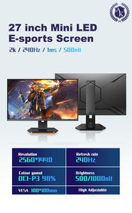 Neuankömmling 27 Zoll Mini-LED-Monitor 2k 4k 5k Auflösung Monitor 2k Mini-LED-PC-Monitor - Product Image 4