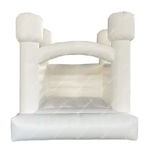 Small mini toddler bouncy castle white black pastel pink bouncing house inflatable bouncers for carnival birthday wedding games