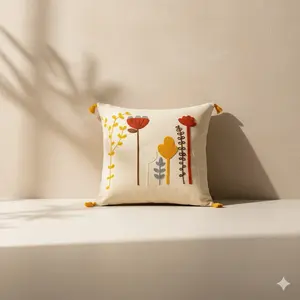 Funda de Almohada sin Relleno Cactus God Punch Sour Kirlent Bordada 0.01 de Cottoncloth - Product Image 2