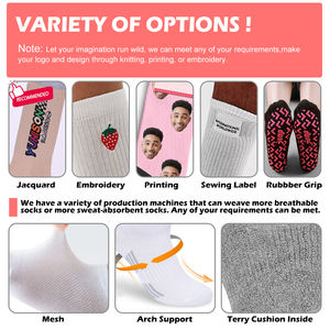 Calzini Antiscivolo in Cotone Personalizzati per Donne, Calze Morbide per Yoga, Pilates, Danza e Allenamento - Product Image 6