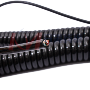 Cable Espiral de Cobre <span class=keywords><strong>para</strong></span> Sistemas de Iluminación Móvil y de Emergencia, Diseño Telescópico <span class=keywords><strong>para</strong></span> Exteriores - Product Image 4