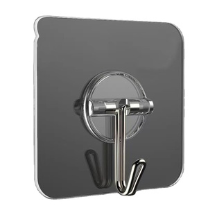 Transparent Seamless Wall Self-adhesive <b>Hook</b> Eco-Friendly Modern Stylish for Kitchen Bathroom Living Room Bedroom - Product Image 2