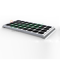 Longueur OEM argent ou noir longue barre en aluminium aileron latéral solaire supports de montage de panneau PV pour RV, bateau, marine