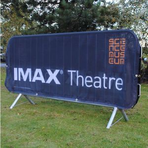 Customized Barricade Barrier Jacket PVC Vinyl Mesh Fabric Barrier Cover for Sports Event Fence Cover - Product Image 4