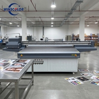 Impresoras de Inyección de Tinta de Alta Velocidad Winscolor de China, Impresora Plana UV LED 2513, Posicionamiento Visual CCD, Impresora UV Automática