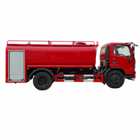 Camion-citerne à eau de lutte contre l'incendie de 8 tonnes pour usage municipal et industriel