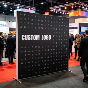Popular Item Full Color HD <b>Printing</b> Custom Design Tension Fabric Backdrop <b>Stand</b> Multi Purpose for Trade Show - Product Image 1