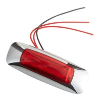 Usines d'éclairage de camions Nouveau 12V 24V Rectangle Ambre Camion Stroboscopique Led Lumières Remorque Queue Côté Voyants pour Camion Led