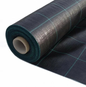 أسود حقيبة منسوجة من البولي بروبيلين سياج من الطمي الأعشاب نسيج حاجز ، 3ft x 50ft مكافحة العشب الزراعية الأعشاب التحكم حصيرة - Product Image 1