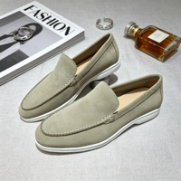 Mocassins pour Hommes 2026 – Chaussures d'Été Légères et Respirantes en Daim, Souples et Plates à Enfiler – Vente en Gros Usine – Luxe Discret