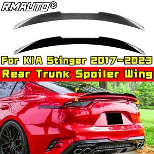 Aileron arrière Stinger, aspect fibre de carbone, style sport, aileron arrière pour KIA Stinger 2017-2023, accessoires de voiture - Product Image 2