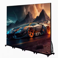 Écran d'affichage numérique portable pliable Yake P1.5 P1.8 P2.5 83 pouces, mur vidéo LED sans soudure pour événements