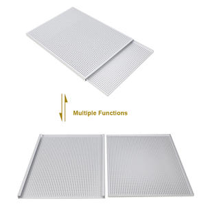 Usine personnaliser en aluminium perforé <span class=keywords><strong>pâte</strong></span> <span class=keywords><strong>feuilletée</strong></span> plateau de cuisson Mille Fueille napoléons plaque de cuisson casseroles avec couvercle - Product Image 4