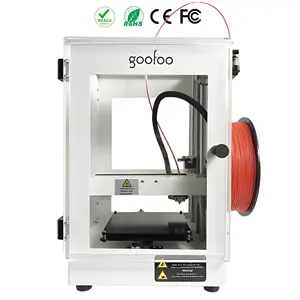 Impressora 3D totalmente montada com cartão TF Filamento PLA Impressão de Recurso para crianças Conjunto de Impressão 3D Familiar