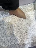 Remei Plas - Granulés de HDPE recyclé, couleur blanche, matière plastique recyclée blanc laiteux, matière première, GRS, PCR, RecyClass