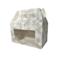 Boîtes à gâteaux et cupcakes en carton recyclable Junjia Y52 personnalisables, qualité alimentaire, portables, avec revêtement UV et gaufrage