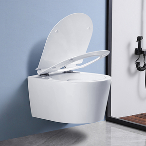 أدوات صحية بتصميم حديث من Kidoir طقم مرحاض حمام رخيص من السيراميك وحدة مرحاض شقة معلقة على الحائط - Product Image 2