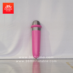 <strong>Custom</strong> Air-Sealed PVC Tarpaulin Advertising <strong>Inflatables</strong> Giant <strong>Microphone</strong> Design for Outdoor Use - Product Image 5