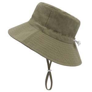 Cappello da Pescatore per Neonati e Bambini 44cm - 54cm, Cappello Estivo da Spiaggia con Protezione Solare, Gorro Liso, Sombrero Pescador - Product Image 4