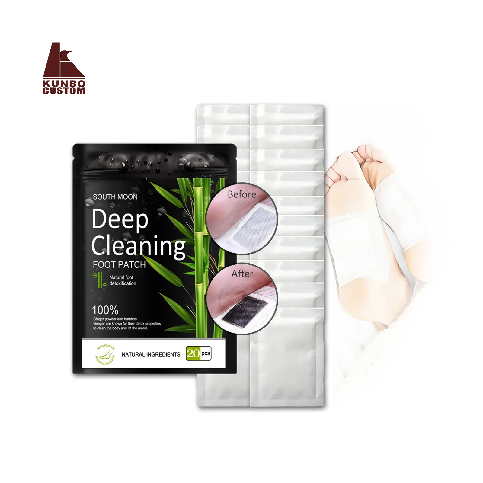 Offre de vente en vrac produits de vente chaude 2023 kinoki detox coussinets de pied 10 coussinets patch pour les pieds