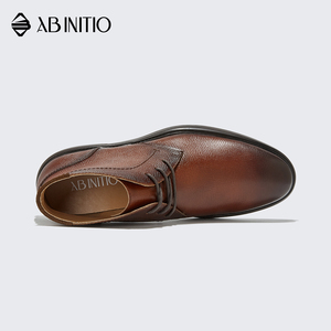 Bottes de plein air pour hommes en cuir confortables et élégantes personnalisées de marque célèbre - Product Image 3